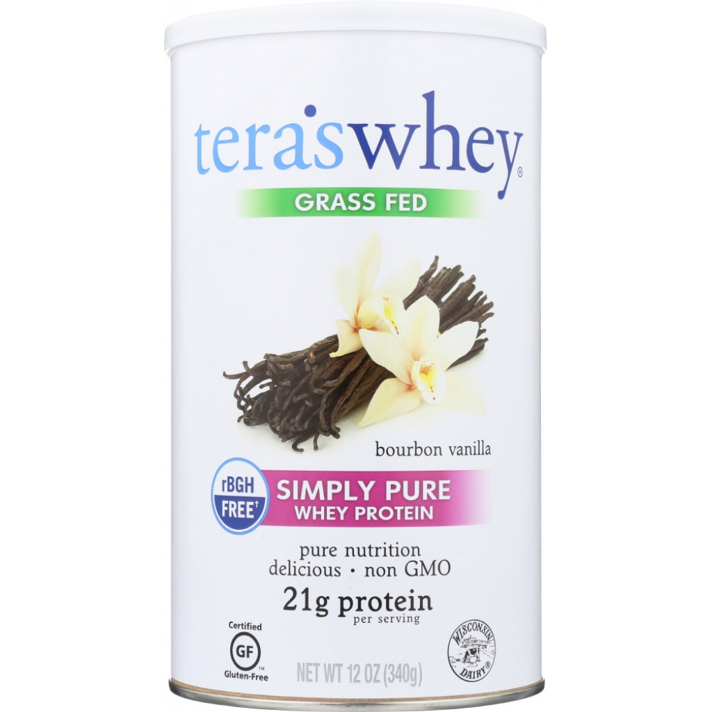 Pure Whey Protein - Bourbon Vanilla Flavor, 12 oz