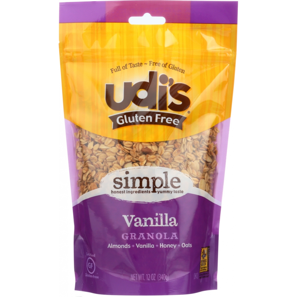 Udi's Gluten Free Vanilla Granola - 12 oz