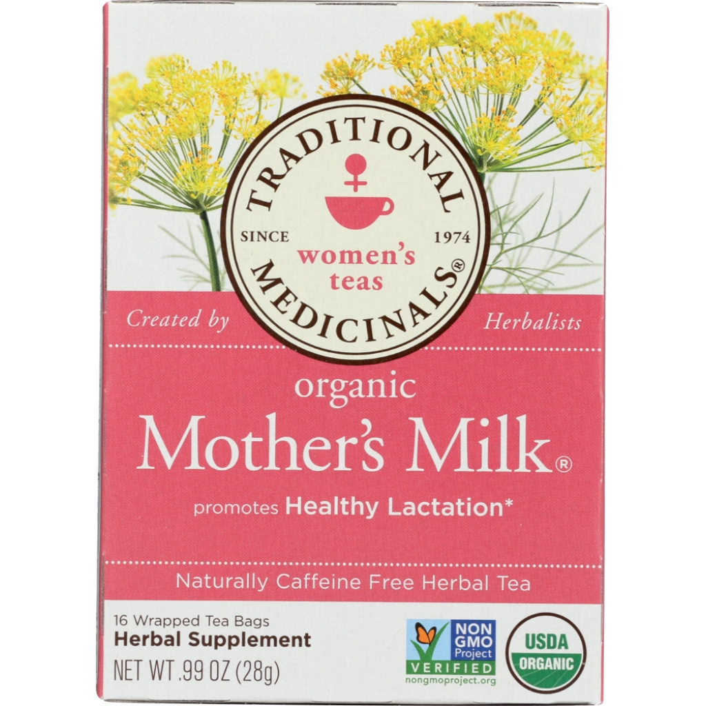 Organic Mother's Milk Herbal Tea, 16 Tea Bags, 0.99 oz