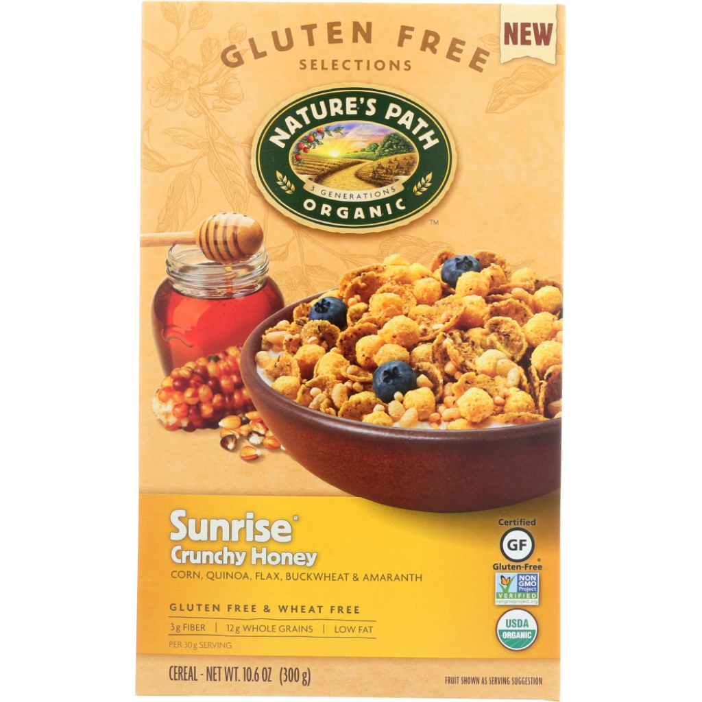 Sunrise Crunchy Honey Cereal, 10.6 oz