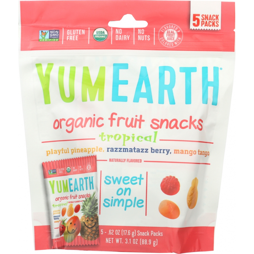 Tropical Fruit Snack - 5 Ct - 3.1 Oz