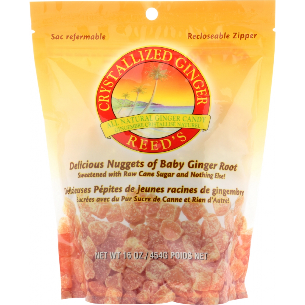 Crystallized Ginger Chewy Snacks - 16 oz