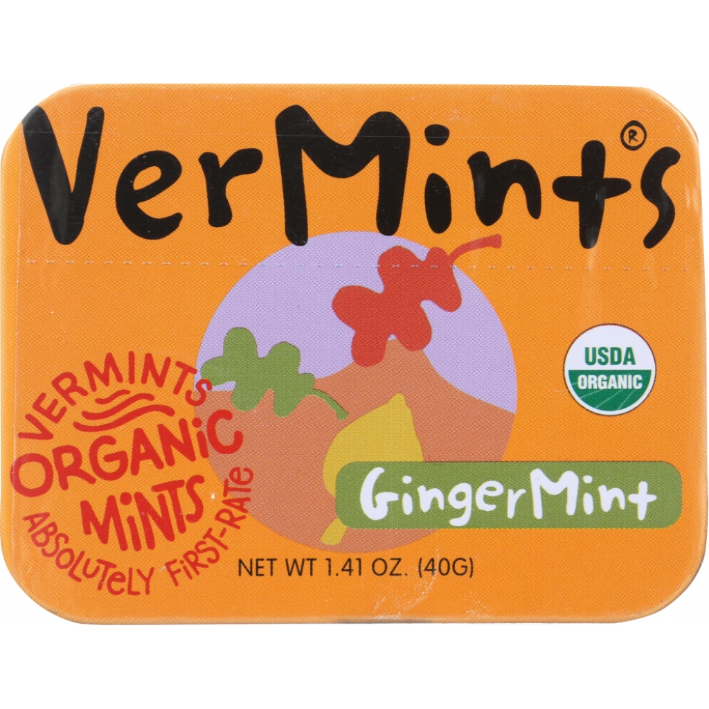 Organic Gingermint Breath Mints - 1.41 oz