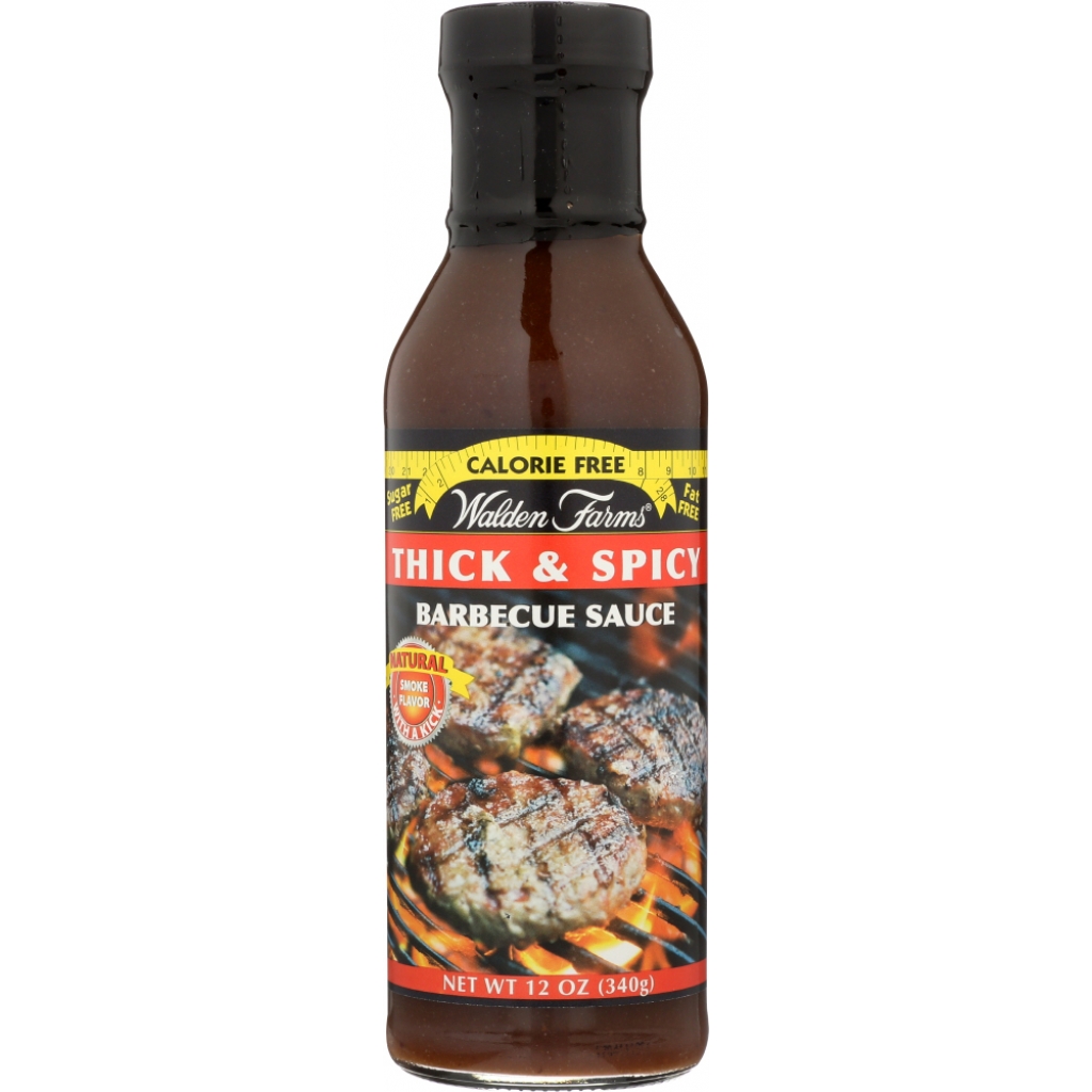 Calorie-Free Thick & Spicy BBQ Sauce – 12 oz