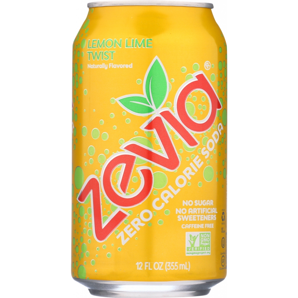 Zero Calorie Lemon Lime Twist Soda, 72 fl oz