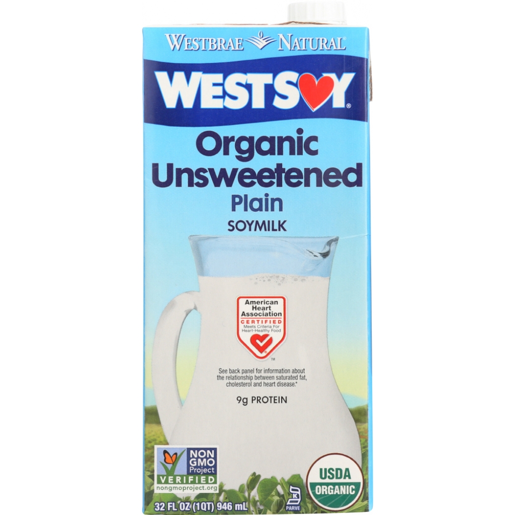 Organic Unsweetened Soymilk - 32 OZ