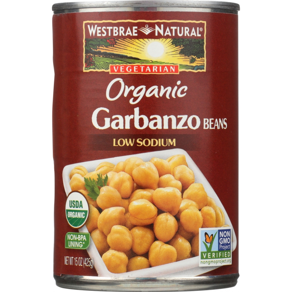 Organic Vegetarian Garbanzo Beans, 15 oz