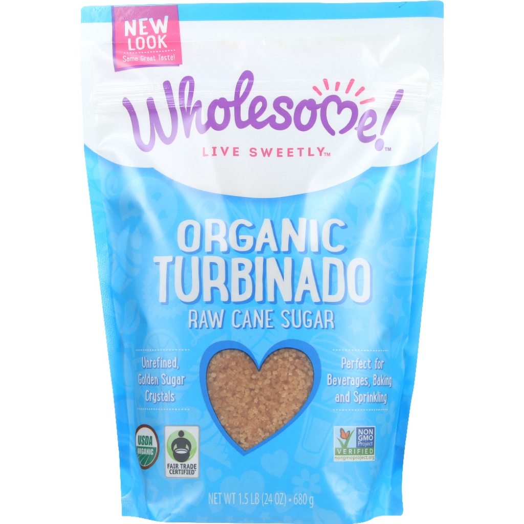 Organic Turbinado Raw Cane Sugar - 24 oz