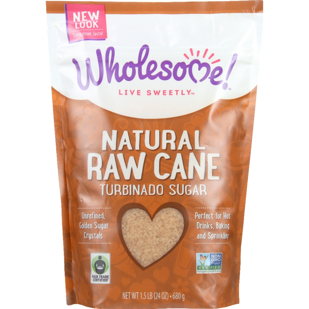 Natural Raw Cane Turbinado Sugar, 24 oz