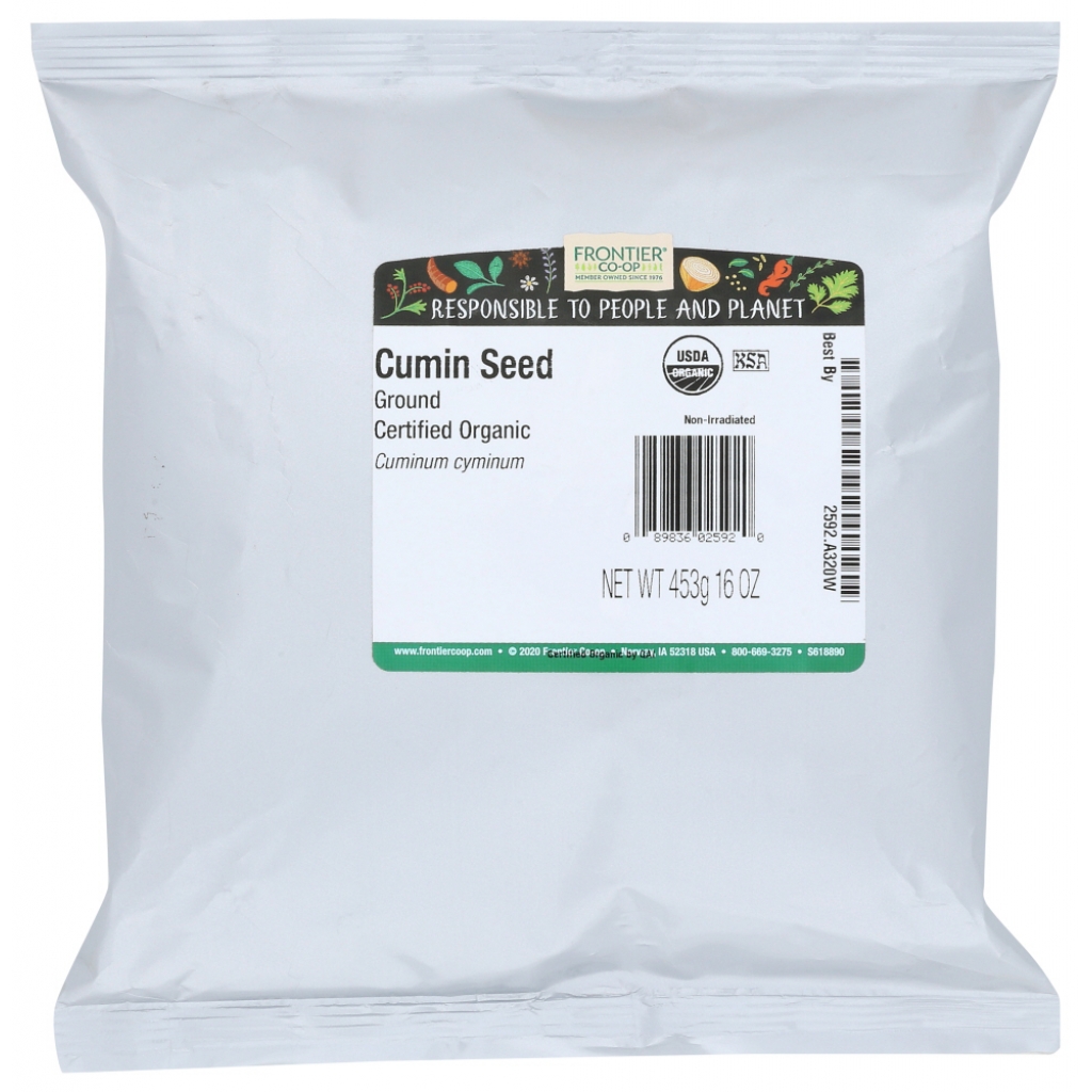 Organic Ground Cumin Seed, 16 OZ