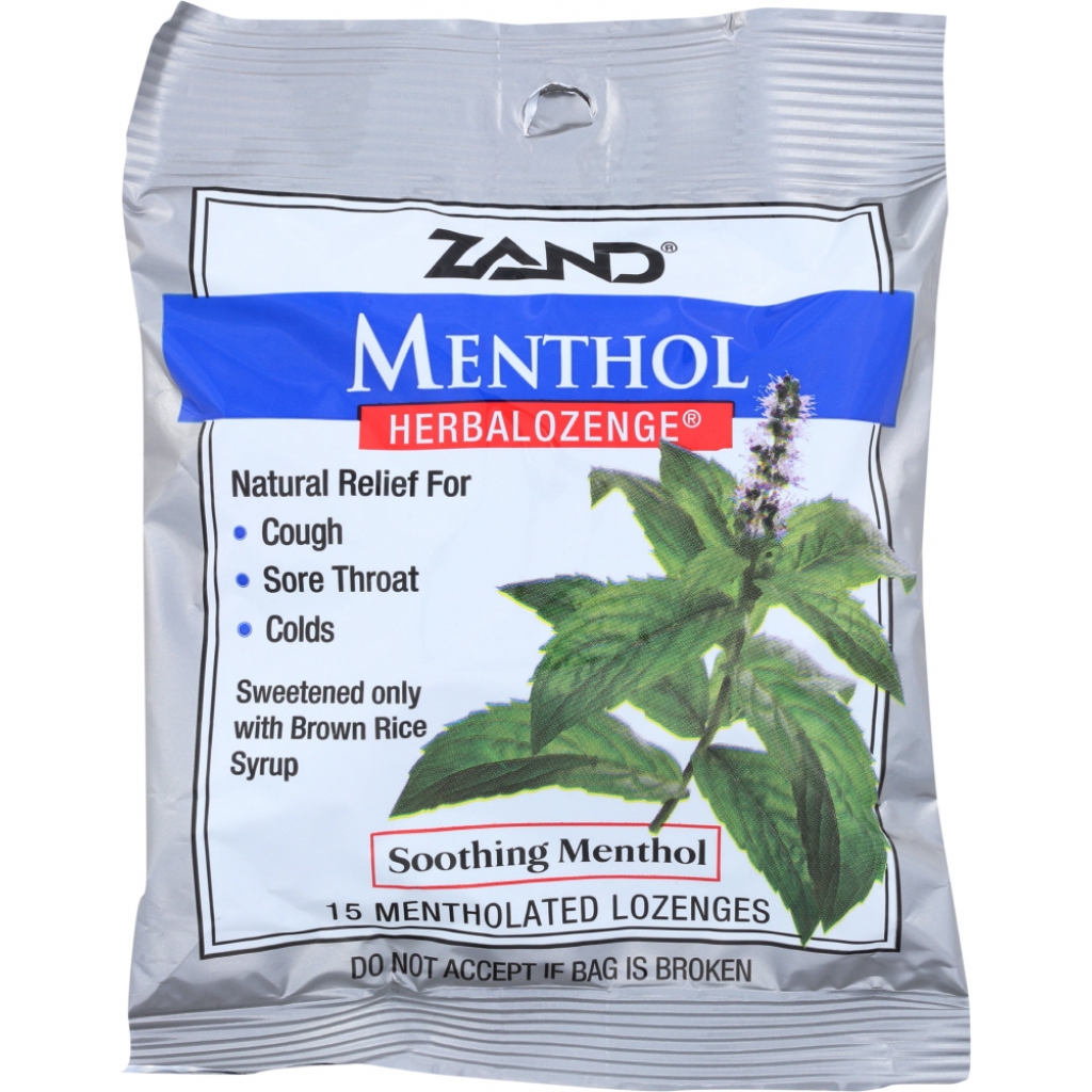 Soothing Menthol Herbalozenge, 15 Count