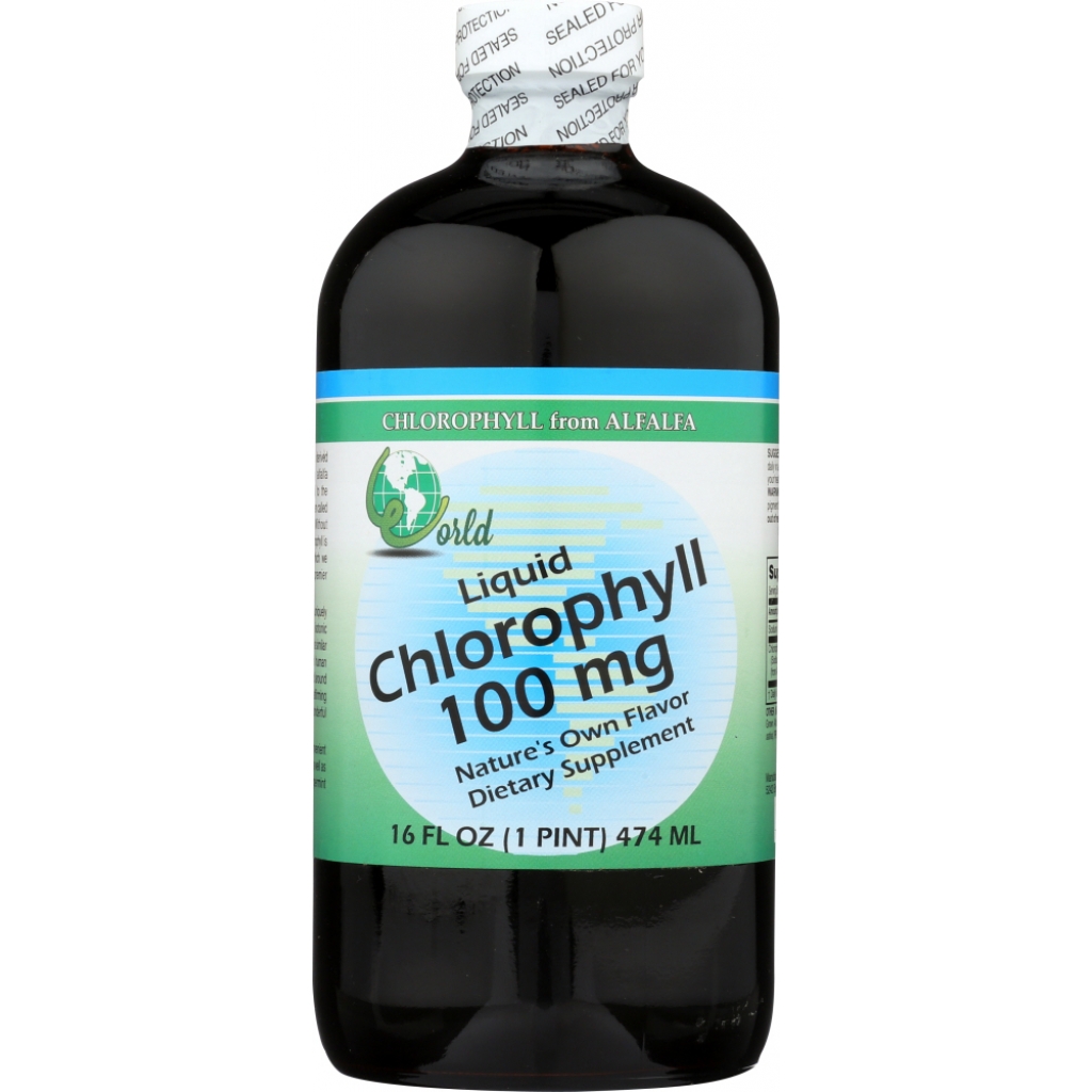 Premium Liquid Chlorophyll - 100mg, 16 oz