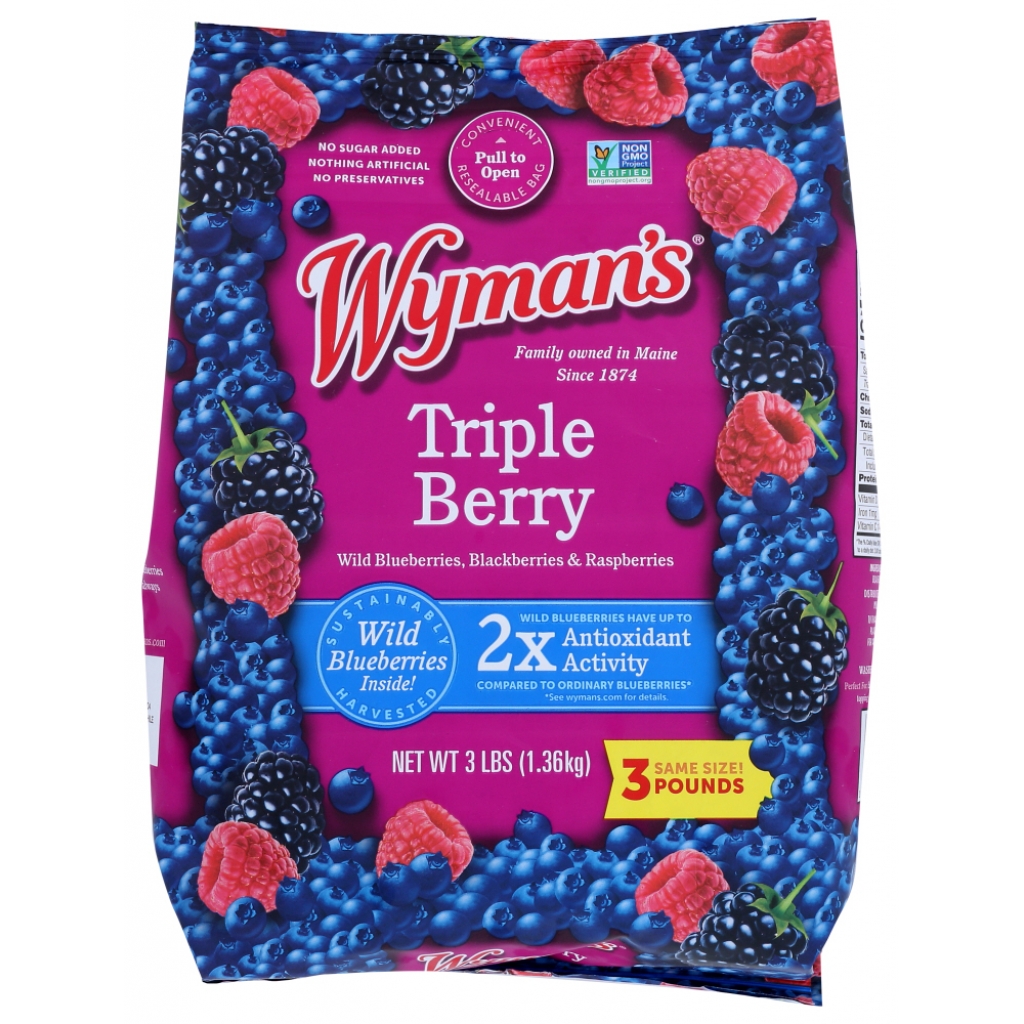 Fresh Frozen Triple Berry Blend - 3 lb