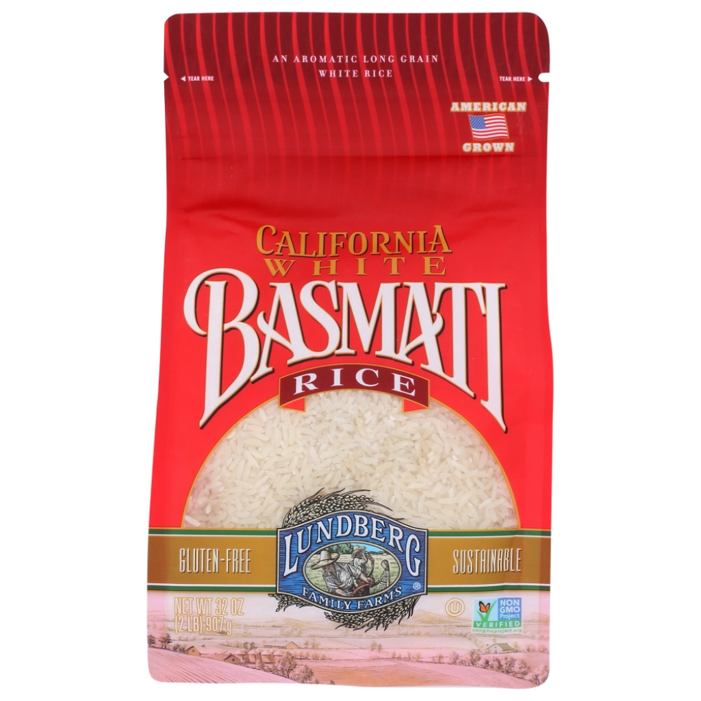 Fragrant California White Basmati Rice - 2 lb