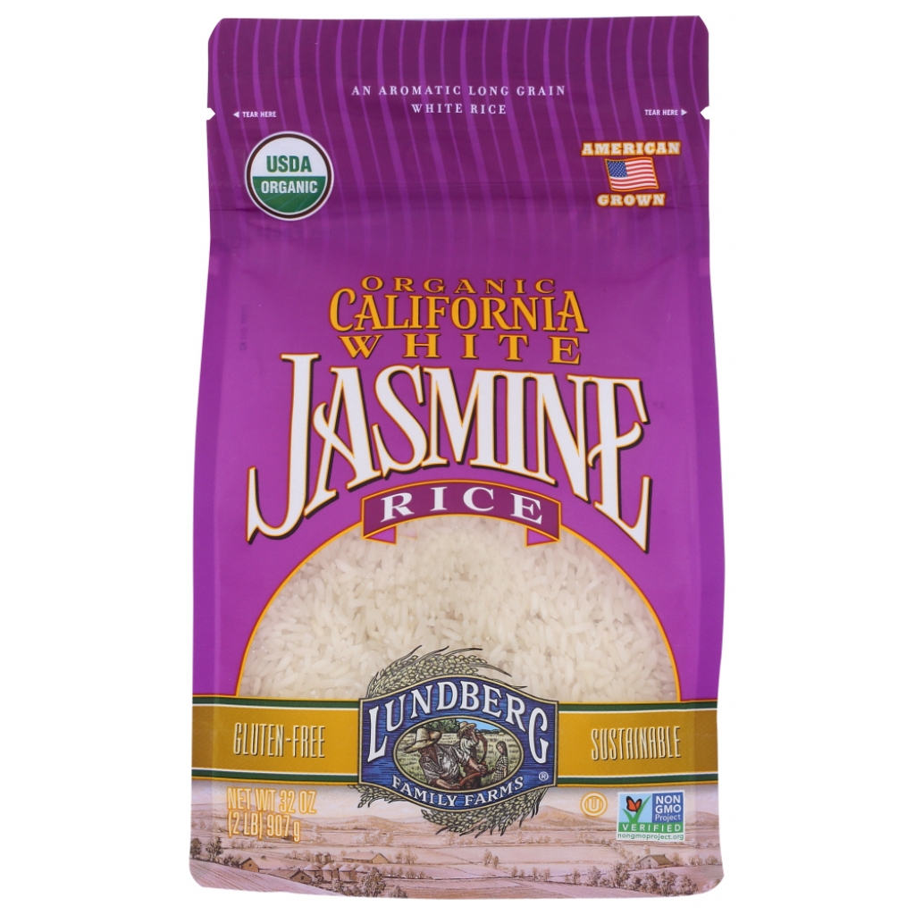 Organic White Jasmine Rice - 2 lb