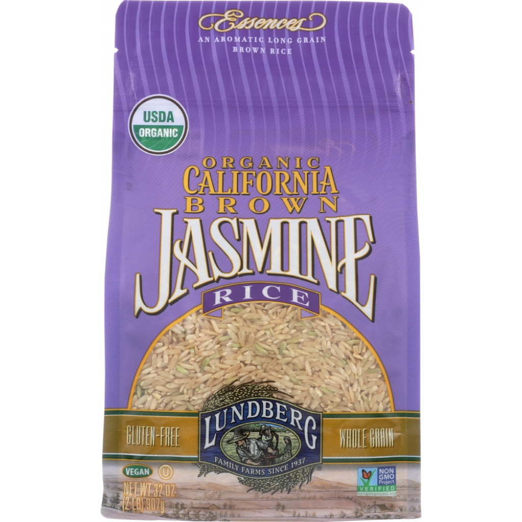 Organic California Brown Jasmine Rice - 2 lb