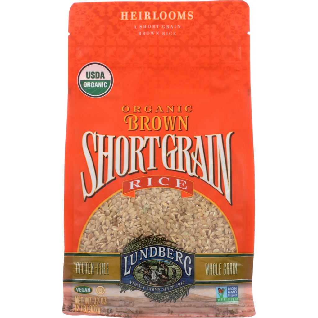 Organic Short Grain Brown Rice - 32 oz