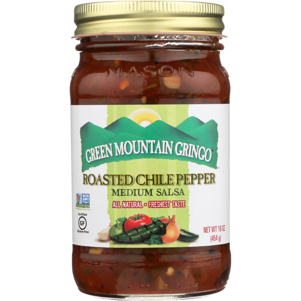 Medium Salsa with Roasted Chile Pepper - Smoky Flavor