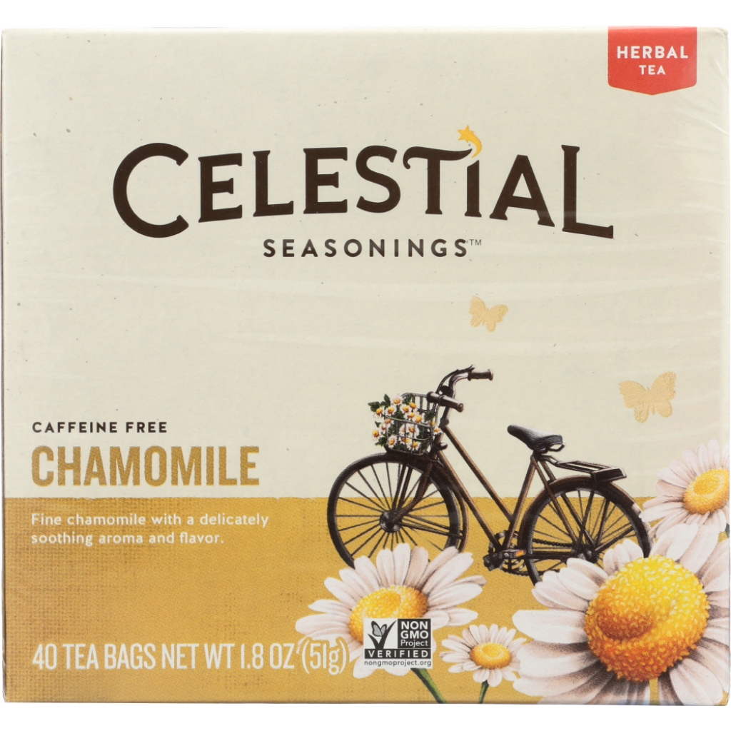 Chamomile Herbal Tea, 40 Bags - Calming Herbal Blend