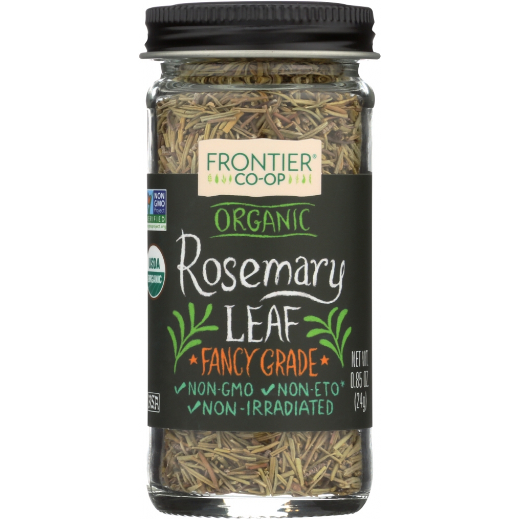 Organic Rosemary Leaf, Whole Bottle, 0.85 oz