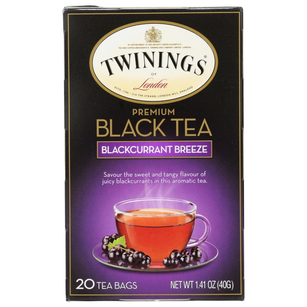 Blackcurrant Breeze Black Tea, 20 bags