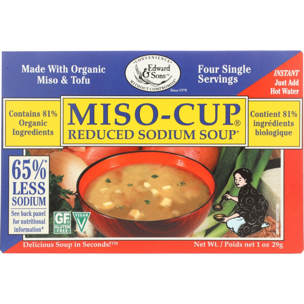 Organic Reduced Salt Miso Cup Mix - 1 Oz