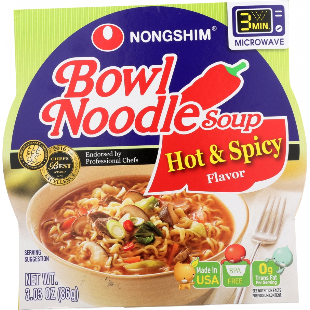 Hot Spicy Soup Bowl Noodles - 3.03 oz