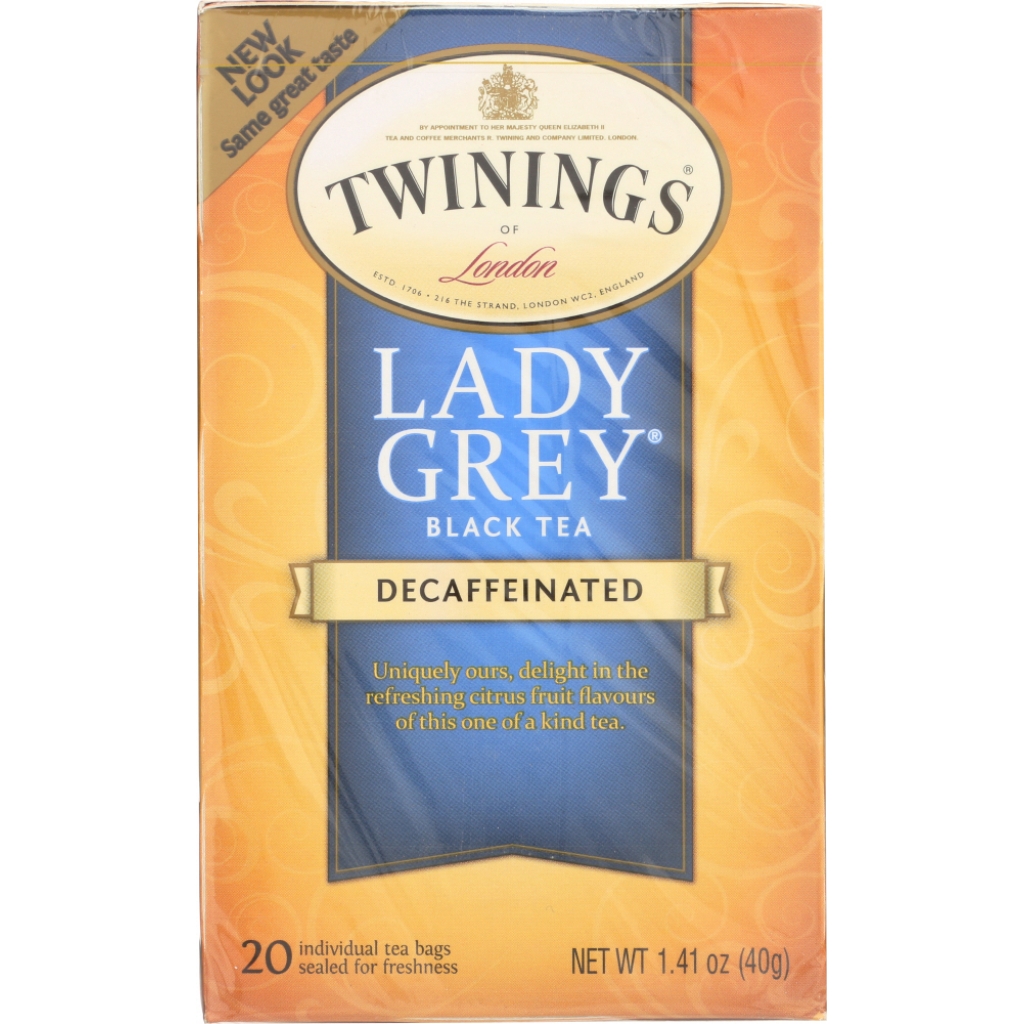 Decaffeinated Lady Grey Black Tea - 20 Bag