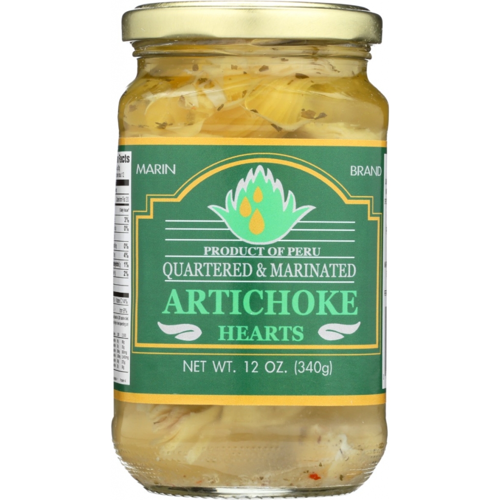 Marin Foods Quartered and Marinated Artichoke Hearts - 12 oz