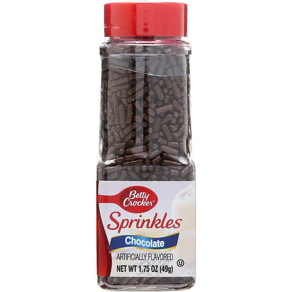 Chocolate Sprinkles for Decoration, 1.75 oz