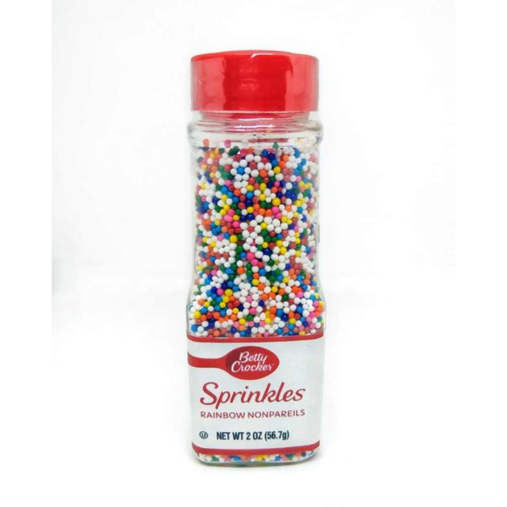 Rainbow Nonpareil Decorating Decors - 2 oz