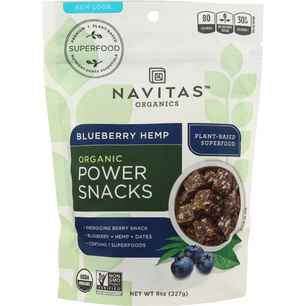 Superfruit Blueberry Hemp Power Snacks - 8oz