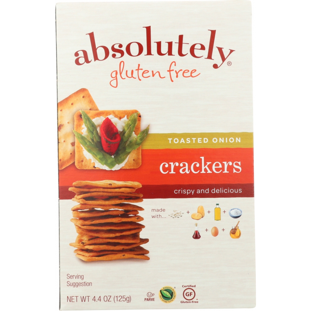 Gluten-Free Toasted Onion Crackers for Flavorful Snacking