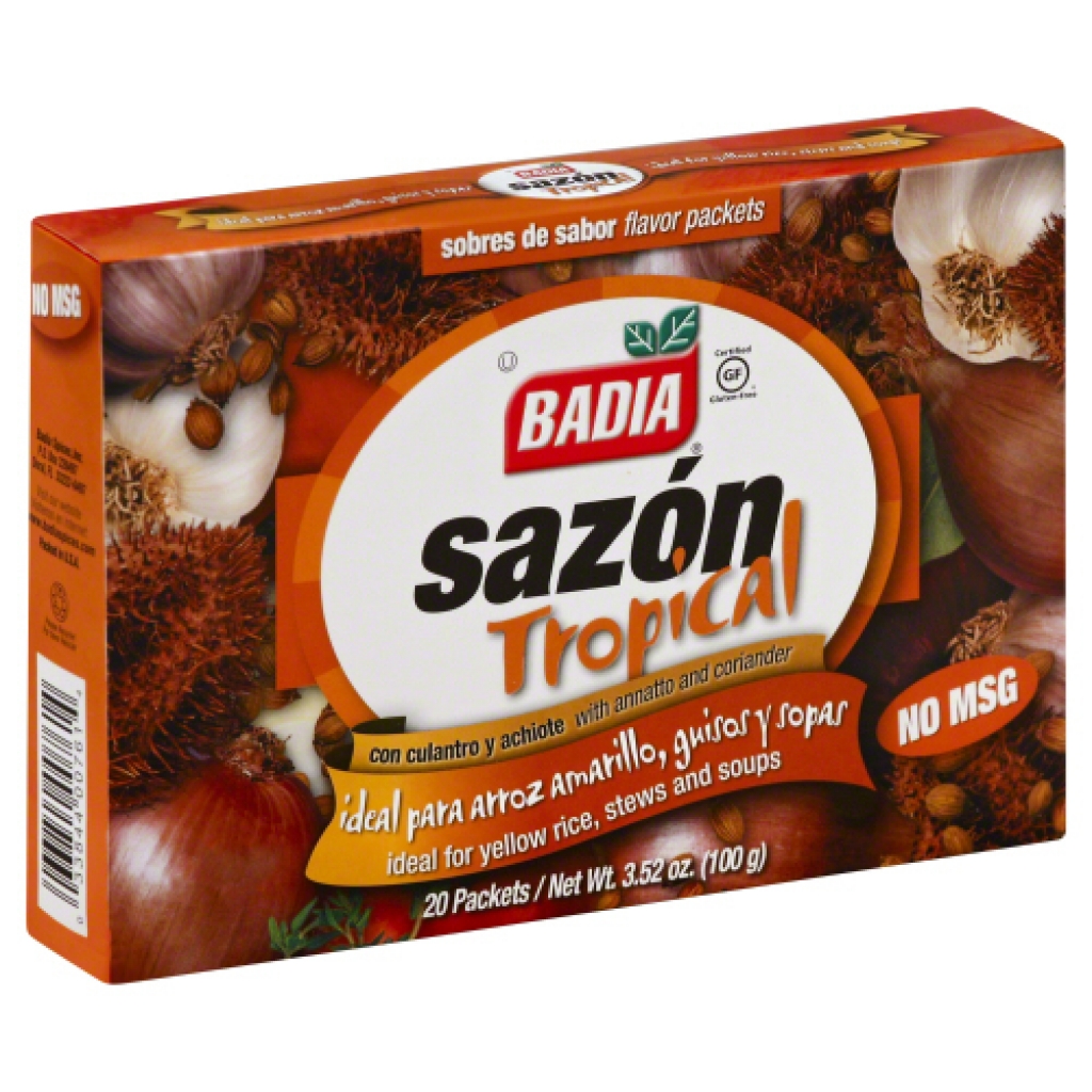 Sazon Tropical with Coriander, 20 Pack, 3.5 oz