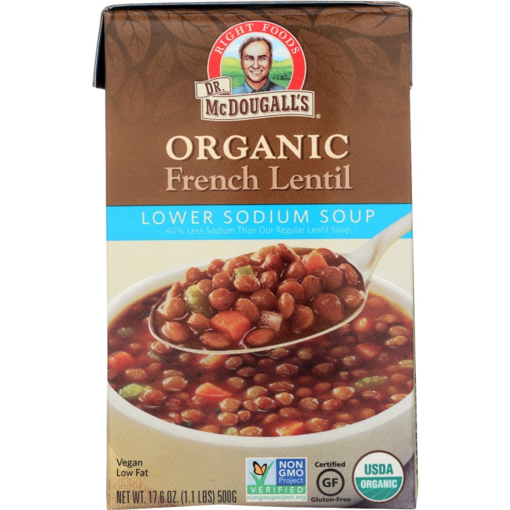 Low Sodium French Lentil Soup - 17.6 Oz