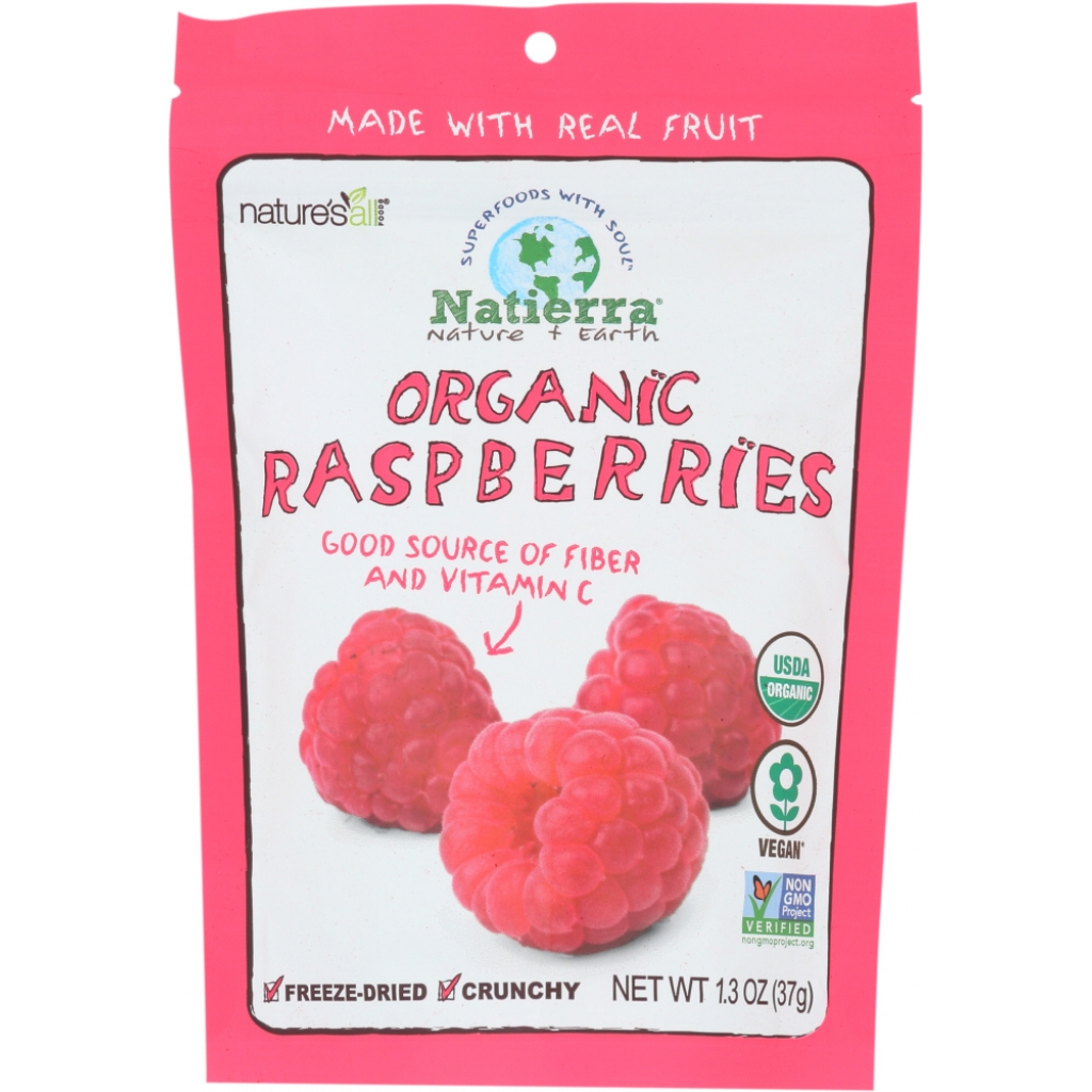 Organic Freeze-Dried Raspberries, 1.3 oz