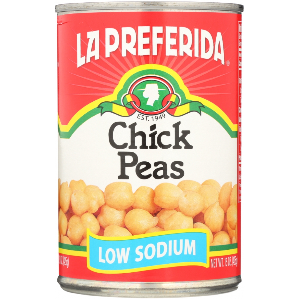 Low Sodium Chick Peas - 15 Oz