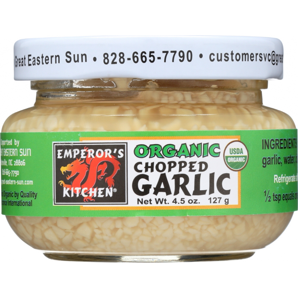 Convenient Organic Chopped Garlic - 4.5 oz