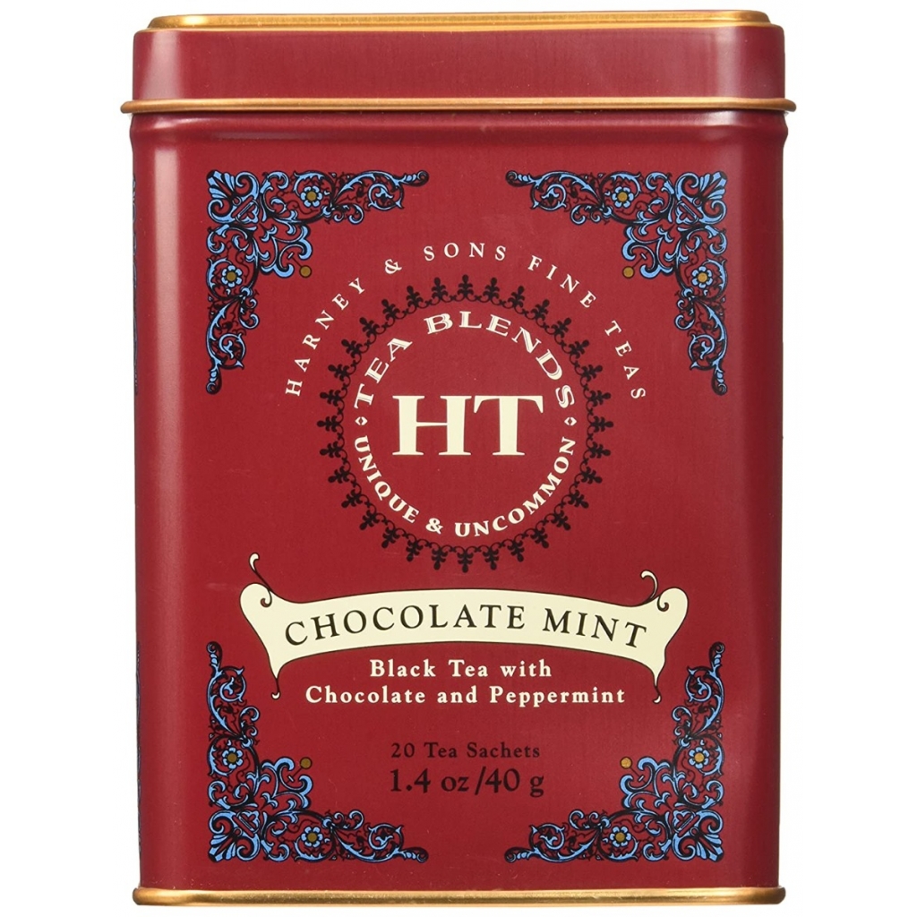 Chocolate Mint Hot Tea Tin - 20 Sachets