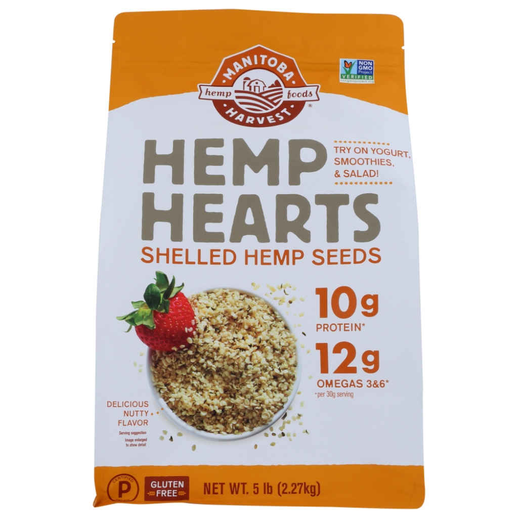 Hemp Heart Raw Shelled Seeds, 5 lb