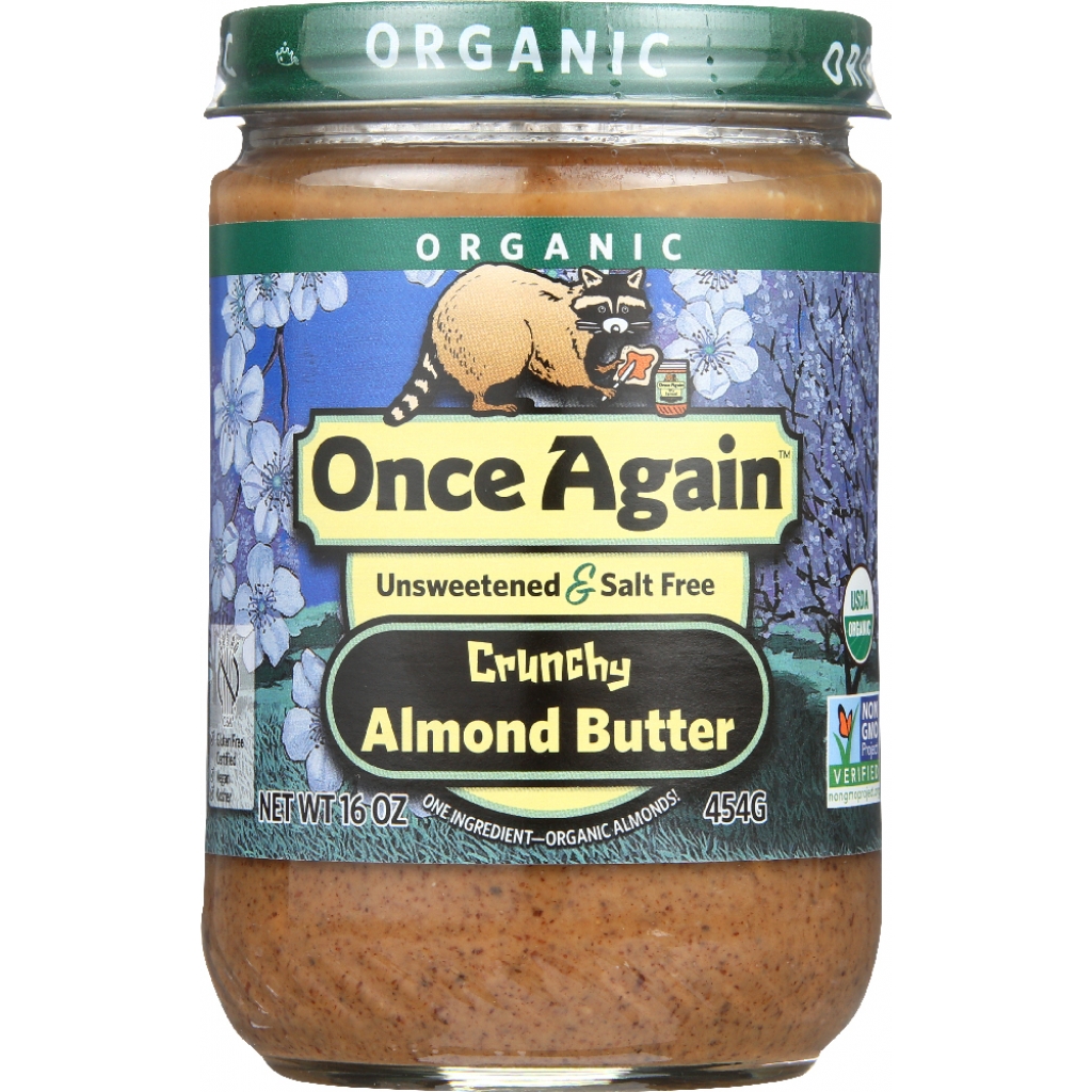 Organic Crunchy Almond Nut Butter