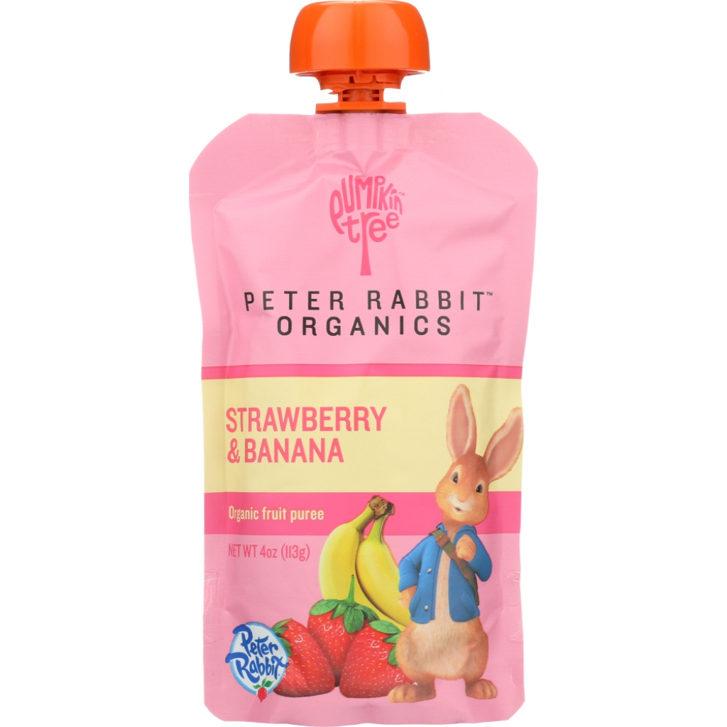 Peter Rabbit Organic Baby Food Strawberry Banana - Nutritious Snack