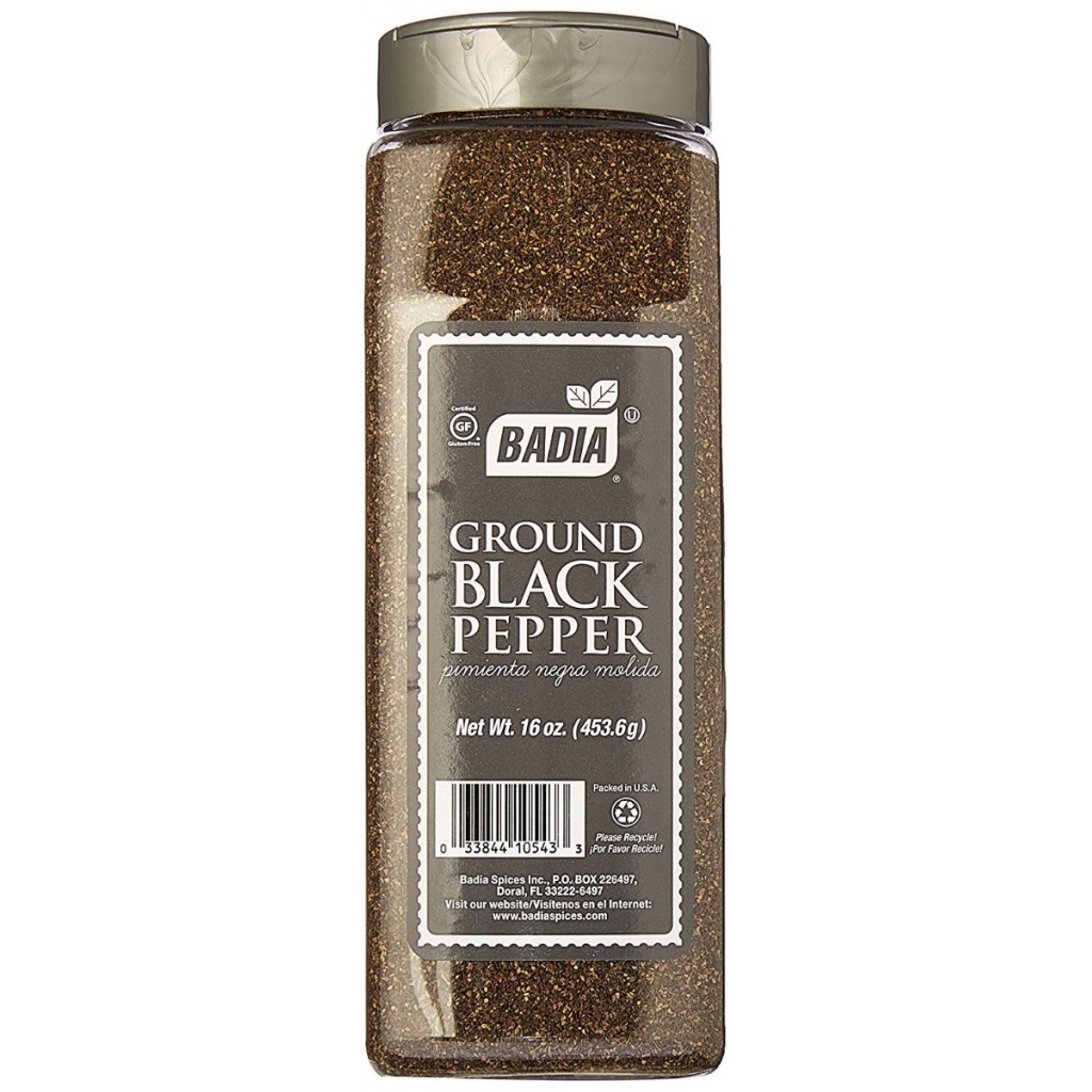 Premium Ground Black Pepper - 16 oz