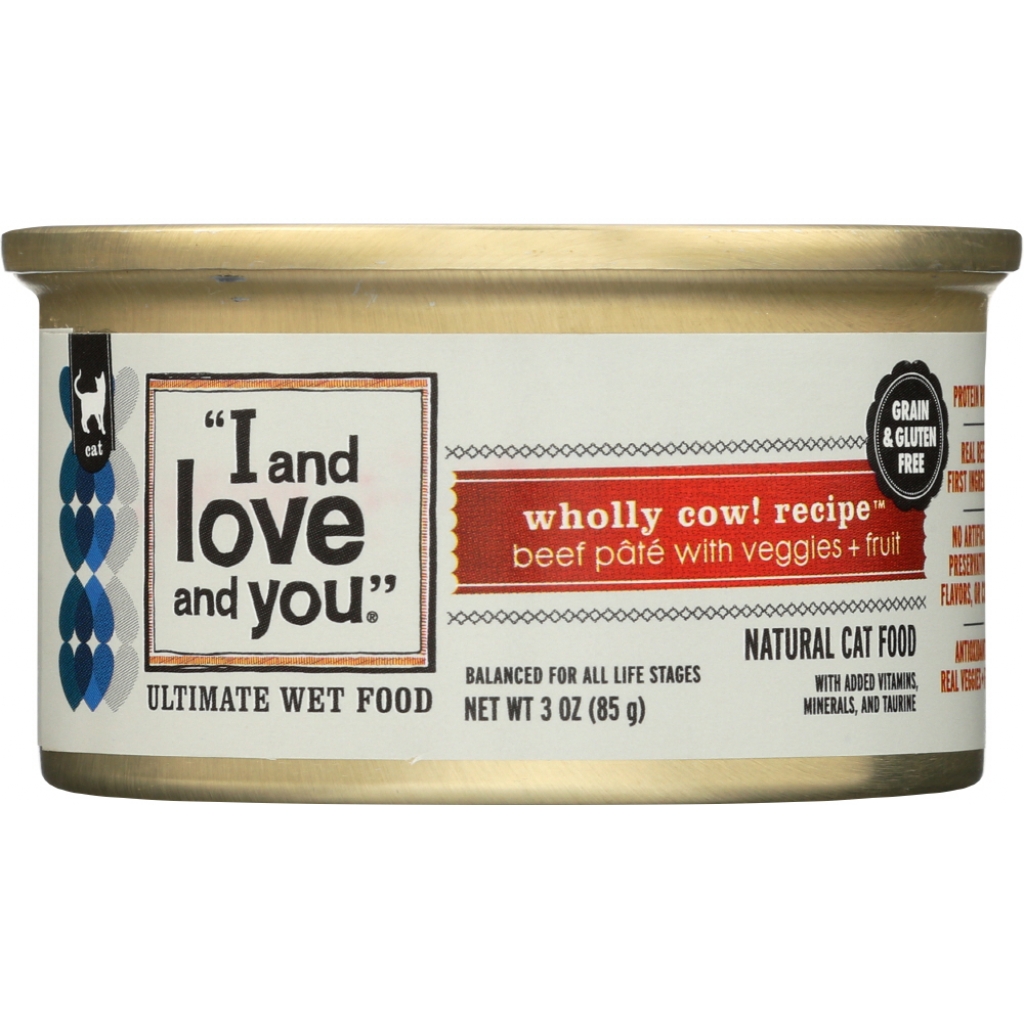 Wholesome Cat Food - Beef Right Meow - 3 oz