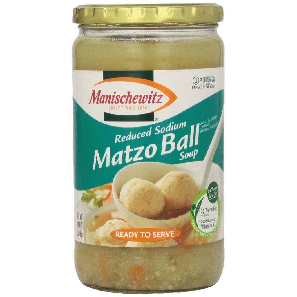 Reduced Sodium Matzo Ball Soup - Classic Flavor, 24 oz