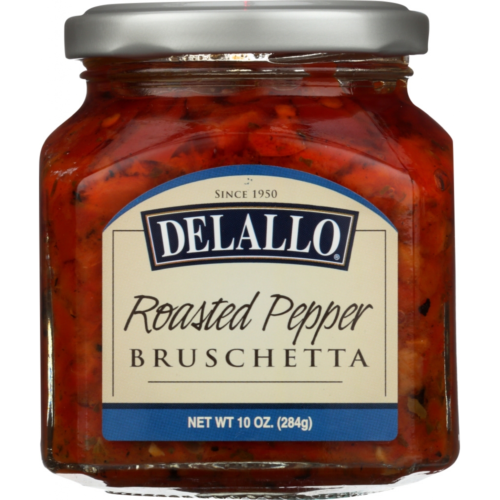 DeLallo Roasted Pepper Bruschetta, 10 oz