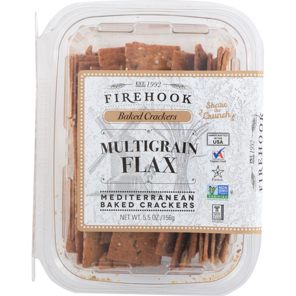 FIREHOOK Multigrain Cracker Snack Box - Healthy Crunch, 5.5 oz