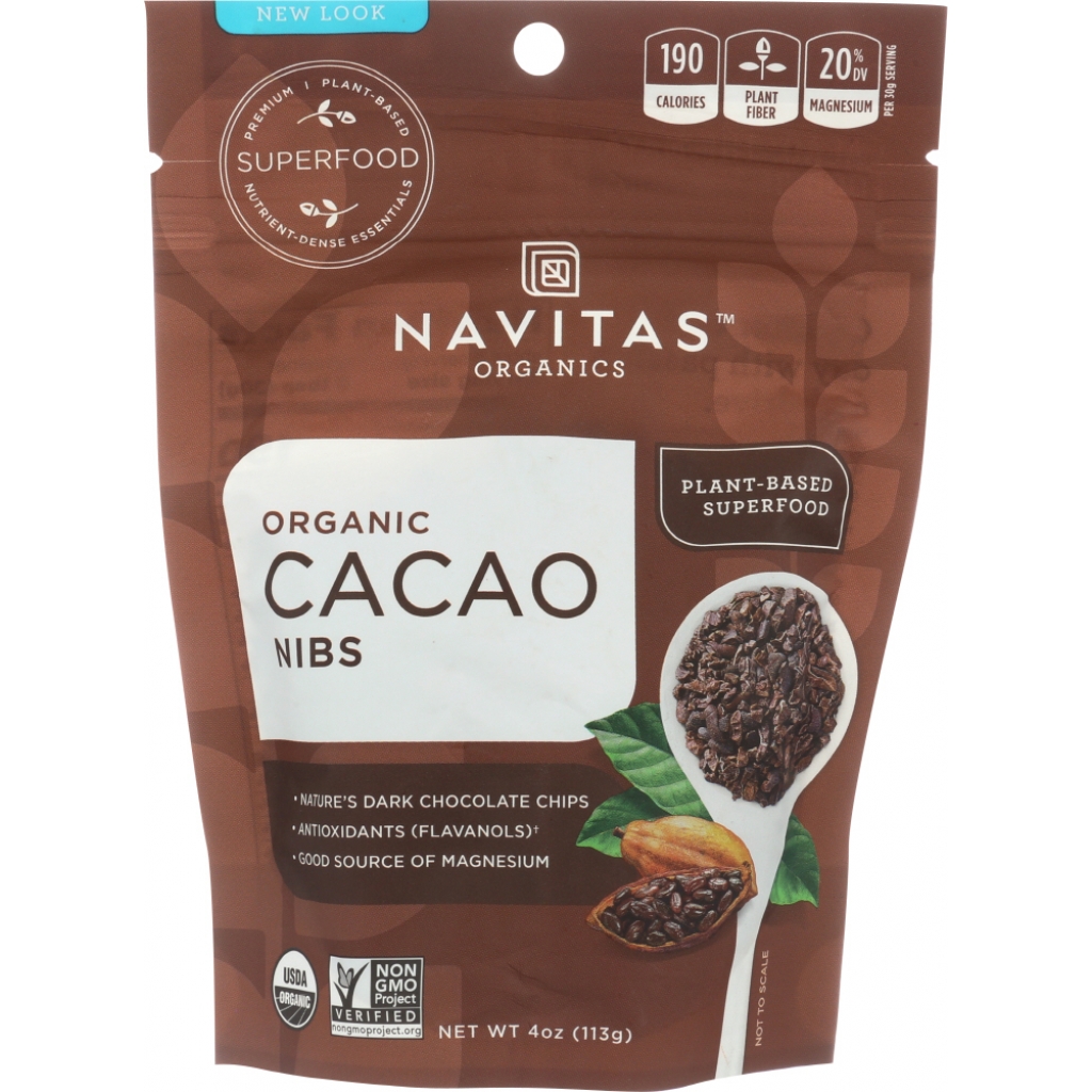 Cacao Nibs Organic, 4 oz