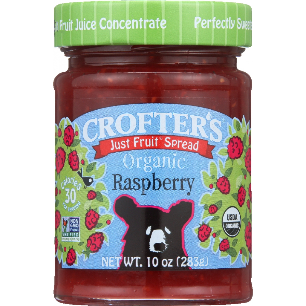 Organic Raspberry Fruit Spread - Versatile and Delicious