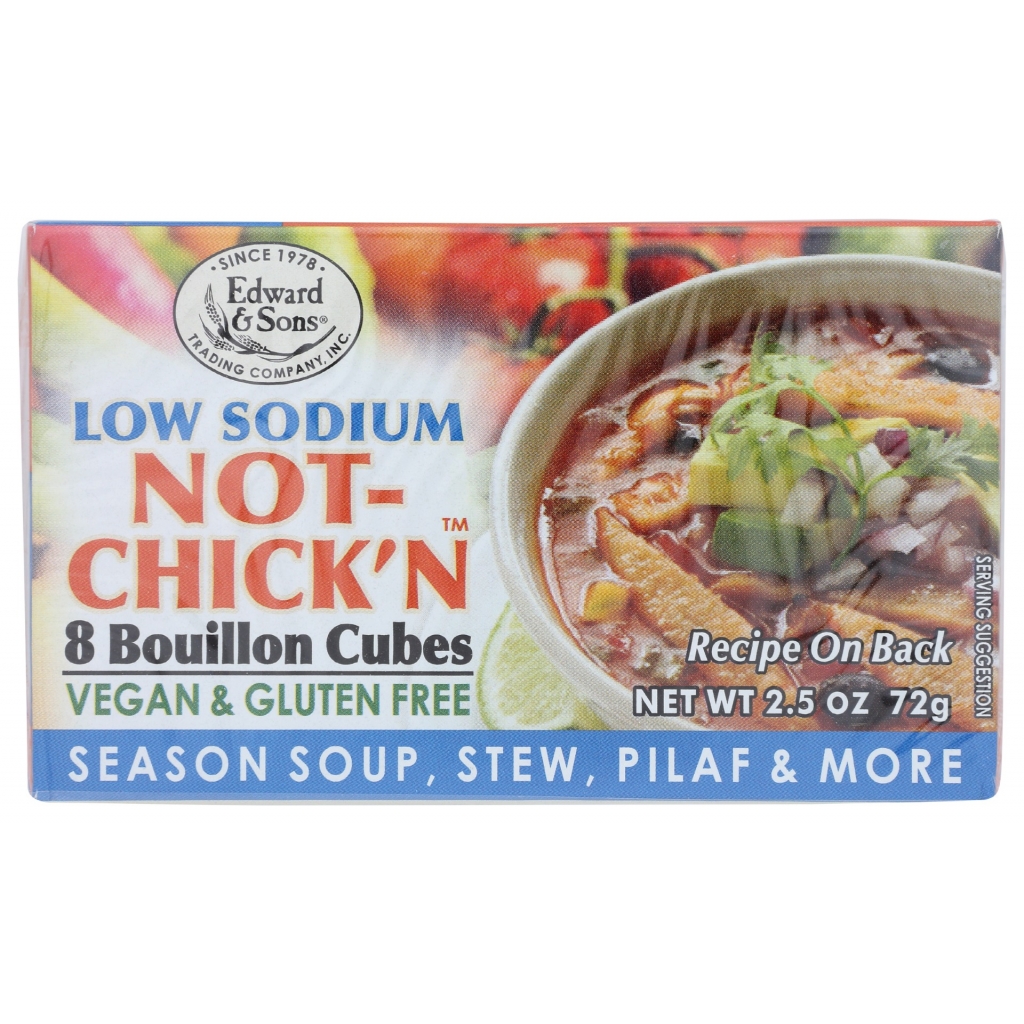 Low Sodium Not Chick'n Bouillon Cubes, 2.5 oz